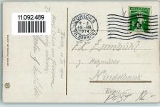 Schweizer Gebirgspost Postkutsche Schweiz 1914