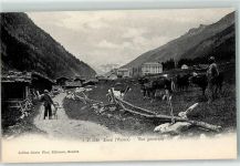 3961 Zinal - Bauern mit Ziegen und Kühen