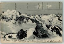 Morteratsch 1904 - Gipfel Bergsteiger Winter