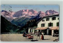 Niesen 1911 - Niesenbahn Hotel Niesen-Kulm Blümlisalp Morgenrot