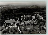 St Chrischona 1958 - Luftbild von Kirche und Ökonomie-Gebäuden AK