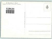 St Chrischona 1958 - Luftbild von Kirche und Ökonomie-Gebäuden AK