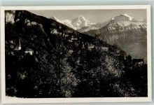 3655 Sigriswil - Kirche in Sigriswil und die Alpen