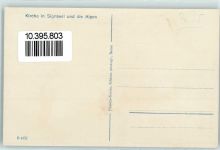 3655 Sigriswil - Kirche in Sigriswil und die Alpen