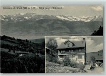 8636 Wald ZH - Krinnen Blick gegen Glärnisch Pension Glärnischblick