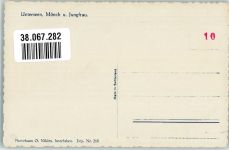 3800 Unterseen Foto AK Mönch Jungfrau