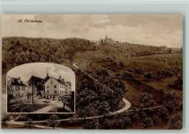 St Chrischona - Panorama m. Bild im Bild Ortsansicht m. Kirche