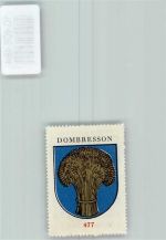 2056 Dombresson - Vignette Wappen Kaffee Hag ca 1920-1940 Garbe