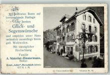 6443 Morschach 1914 - Hotel Zum Adler Fam. A. Nideröst-Zimmermann