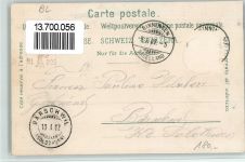 4102 Binningen 1902 BOAKC mit Margrethen Lithographie