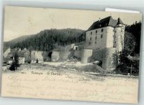 2042 Valangin 1904 Foto AK Schloss