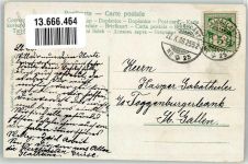 9475 Sevelen 1906 Foto AK Bahnpost Zug 2552 Nr. 25 Bahnhof Kirche