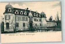 4103 Bottmingen 1905 Gebrauchsspuren Schloss