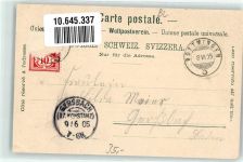 4103 Bottmingen 1905 Gebrauchsspuren Schloss