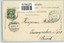 4322 Mumpf 1899 BOAKC Hotel Sonne Bachthäle Lithographie