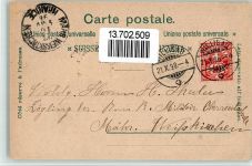 6130 Willisau 1898 BOAKC Lithographie Schloss Realschule Kirche Hl. Blutkapelle