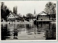 8000 Zürich 1939 - Schweizerische Landesausstellung Dörfli vom See