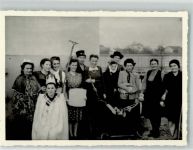 9545 Wängi 1946 Foto AK Karneval Ort handschriftlich