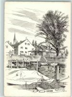 8702 Zollikon Künstlerkarte Haab - sign. Hans Benz AK