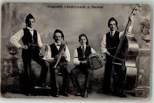 8340 Bachtel 1917 Foto AK Tracht Ländlermusik