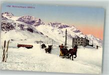 Bernina Winter Hospiz Pferdeschlitten sSi