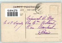 1906 - Trachtenfrau mit Trauben