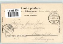 9230 Flawil 1902 Foto AK Obere Bahnhofstrasse Feldpost Schützen-Bataillon Nr. 7