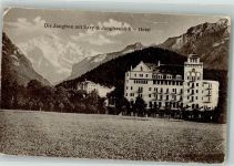3800 Unterseen 1913 Gebrauchsspuren Hotel Ort lt. Stempel