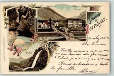 1904 Vernayaz 1899 - Bahnpost Ambulant No 2