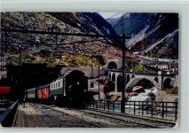 6487 Göschenen - Gotthardtunnel Elektr. Zug der Gotthardbahn