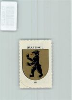 8344 Bäretswil - Vignette Wappen Kaffee Hag ca 1920-1940 Bär