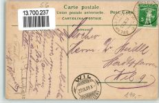 9621 Oberhelfenschwil 1909 BOAKC Gasthaus zur frohen Aussicht auf dem Hög Lithographie