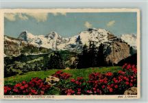 3801 Jungfraujoch - Eiger Mönch Jungfrauphot. J. Gaberell 1939