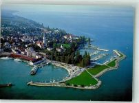 8590 Romanshorn Foto AK Fliegeraufnahme Bodensee