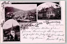 3672 Oberdiessbach 1901 - Schloss Kirche