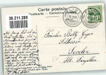 7017 Flims Dorf 1908 Foto AK Waldhäuser