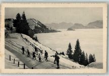 6356 Rigi Kaltbad 1913 Foto AK Winter-Sport