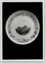 8627 Grüningen - Wandteller Abbildung - 900 Jahre Schloß u. Stadt Gruningen AK