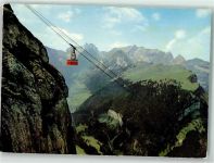 9058 Brülisau Foto AK Seilbahn zum Hohen Kasten Altmann Säntis Foto Gross