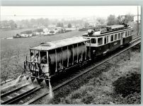 5610 Wohlen AG 1974 - Repro Unkrautvertilgungs Zug mit dem X 302 ex Sommerwagen 30.04.1974