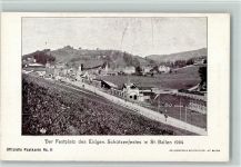 9000 St. Gallen S. Gallo - Offiz. Festkarte Nr. 11 - Schützenfest 1904 AK