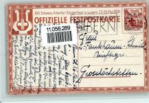 6440 Vierwaldstättersee - Festpostkarte Schmuckrahmen