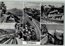 3860 Brünig 1959 Foto AK Zahnradbahn Brünigpass
