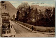 1860 Aigle Gebrauchsspuren Avenue de la Gare Feldpost Bataillon 8