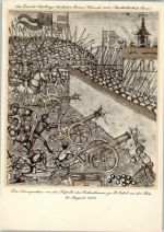 Spendenkarte für das Schweizer Rote Kreuz 1944 - Historismus Berner Chronik Bundesfeier / Pro Patria Schweiz