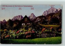 8880 Walenstadt - Bauernhaus mit Churfirsten am Wallenstadtberg