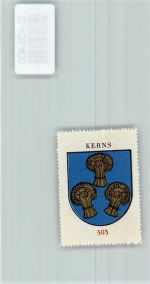 6064 Kerns - Vignette Wappen Kaffee Hag ca 1920-1940 Garben