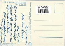 A. Holzmann - Begonien - Blumentopf Pro Infirmis Schweiz 1940 Künstlerkarte