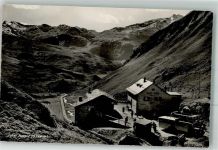 Julier 1949 Foto AK Julier Hospiz Omnibus Militärsache