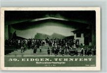 6000 Luzern Lucerne 1928 - 59. Turnfest - Schweizerfestspiel AK